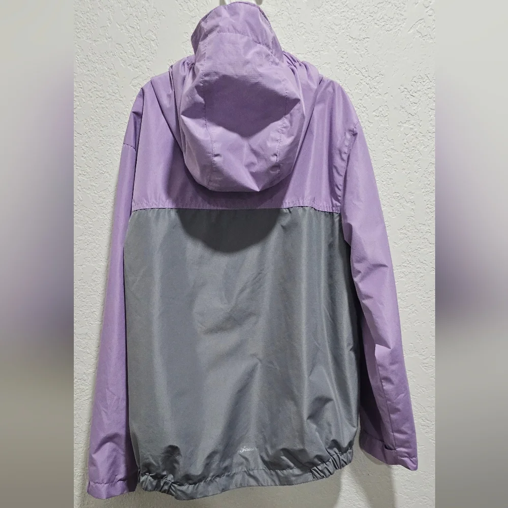 Eddie Bauer Kids Girl Purple and Gray Jacket Medium 10 - 12